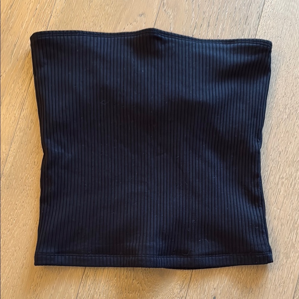 Old Navy Black Ribbed Pencil Skirt